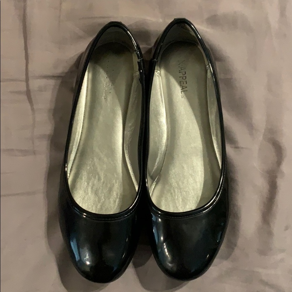 Black Patent Flats